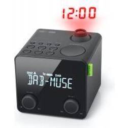 Muse DAB Clockradio with projection [Levering: 4-5 dage]